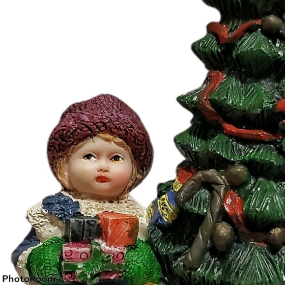 Collectable Christmas decor little girl Christmas tree Christmas gifts vintage - Picture 9 of 12